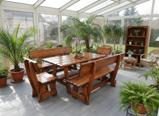 Gartengarnitur Eisenach 4+1, 200cm