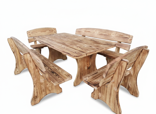 Garten-Sitzgruppe Harz 4+1 200cm