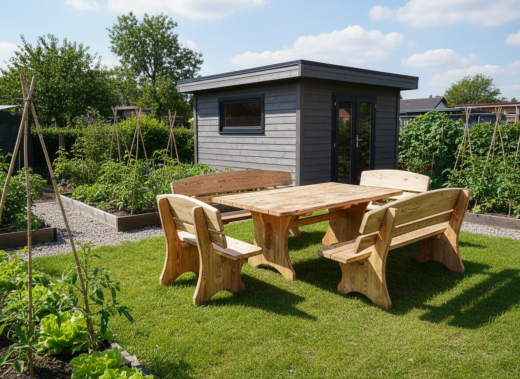 Garten-Sitzgruppe Harz 4+1 200cm