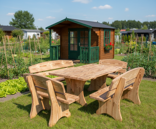 Garten-Sitzgruppe Harz 4+1 200cm