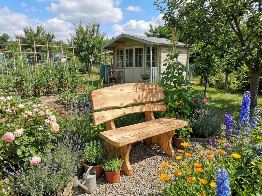 Gartenbank „Harz“ – 100 cm