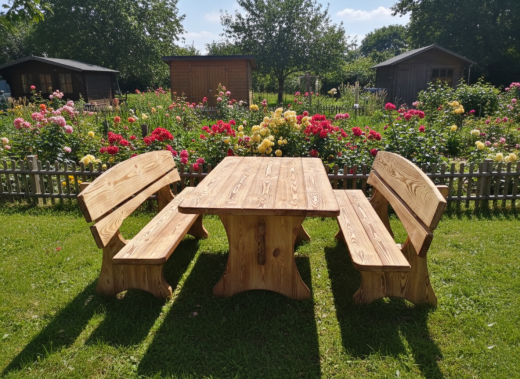 Gartengarnitur „Harz“ 2+1 – 200 cm