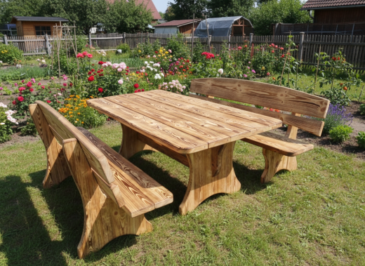 Gartengarnitur „Harz“ 2+1 – 200 cm