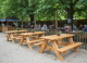 Garten-Garnitur aus Massivholz