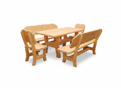 Gartengarnitur Tatra 4+1 180 cm mit Holzschutzbehandlung